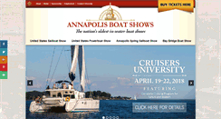Desktop Screenshot of annapolisboatshows.com